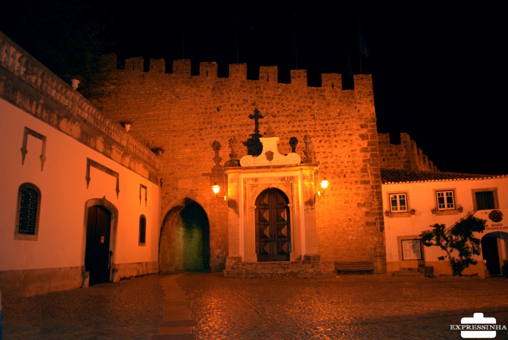 Portugal Óbidos Noite Porta da Vila