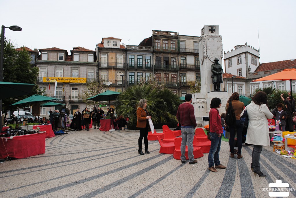 Portugal Porto Feira Praça Carlos Alberto