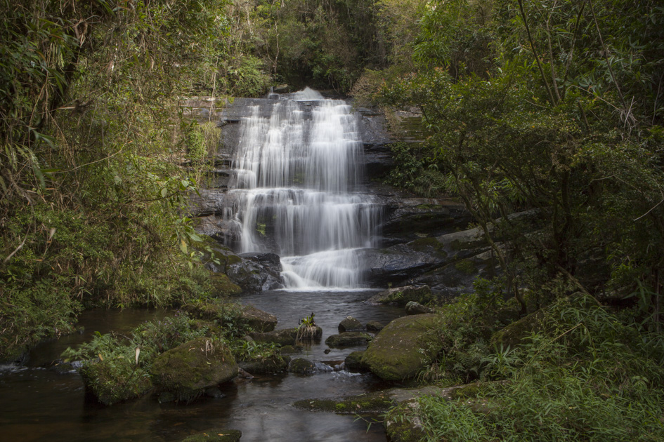 Cachoeira do Ipiranguinha do Parque da Serra do Mar. Foto: PESM.