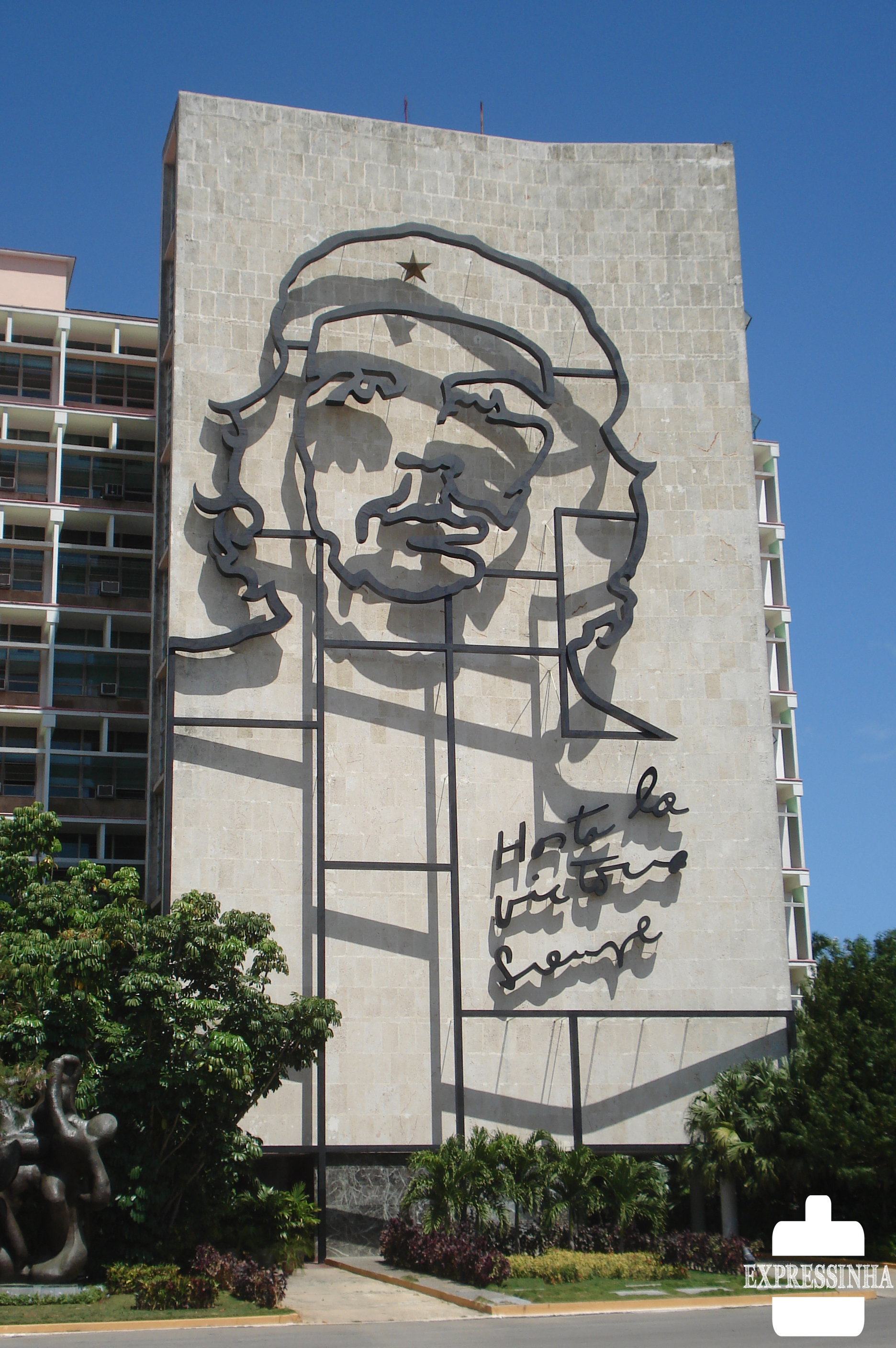Lugares para fugir do carnaval: Havana. Plaza de la Revolucion.