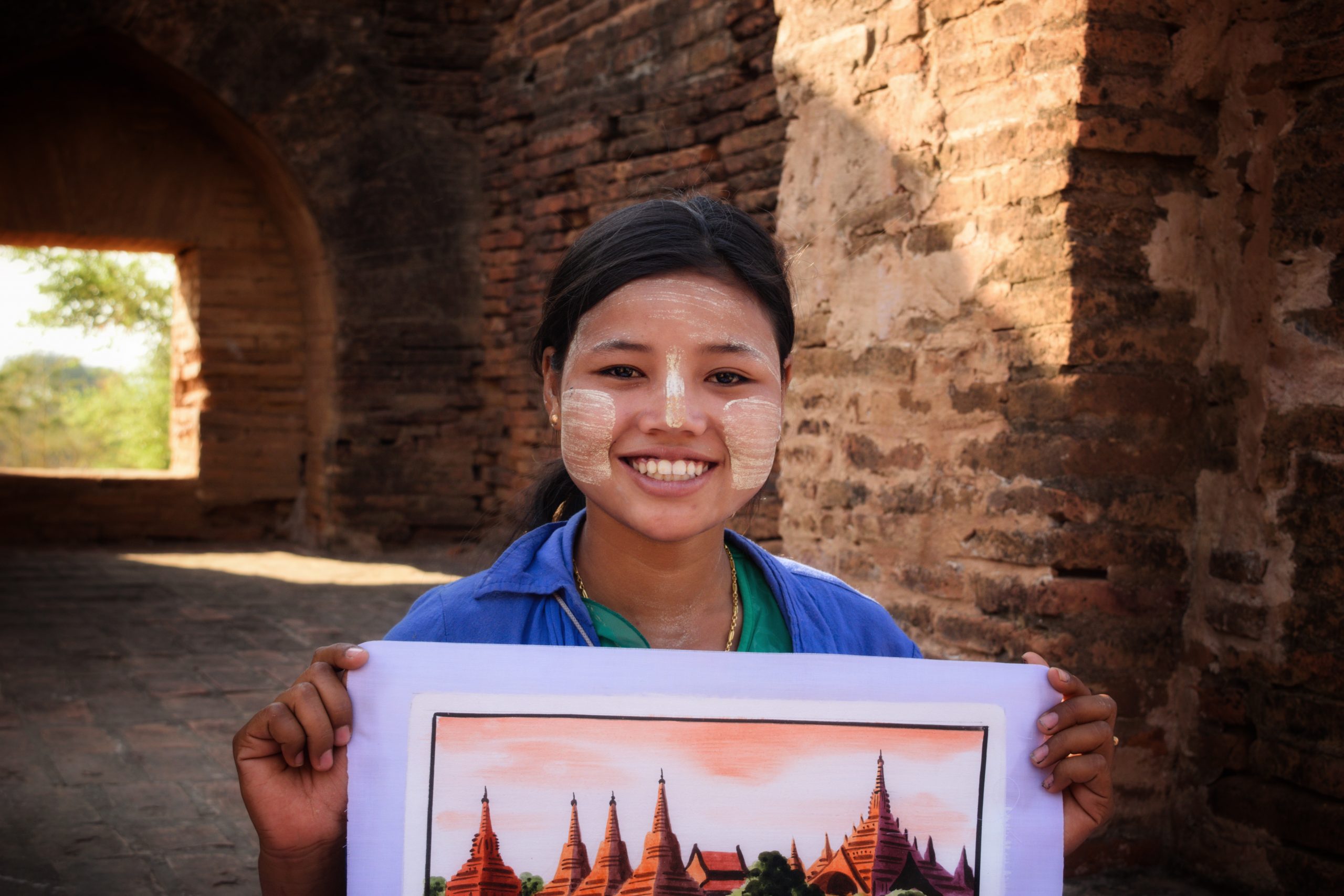 Sorrisos que vale uma viagem para o Myanmar.