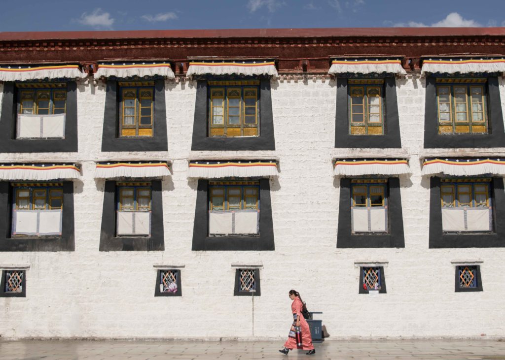 Tibet Jokhang Temple Lhasa, a capital do Tibet