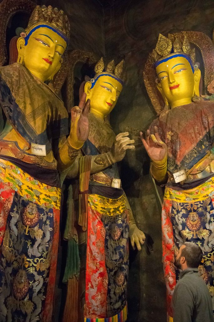 Dentro do Gyantse Monastery, em Shigatse.