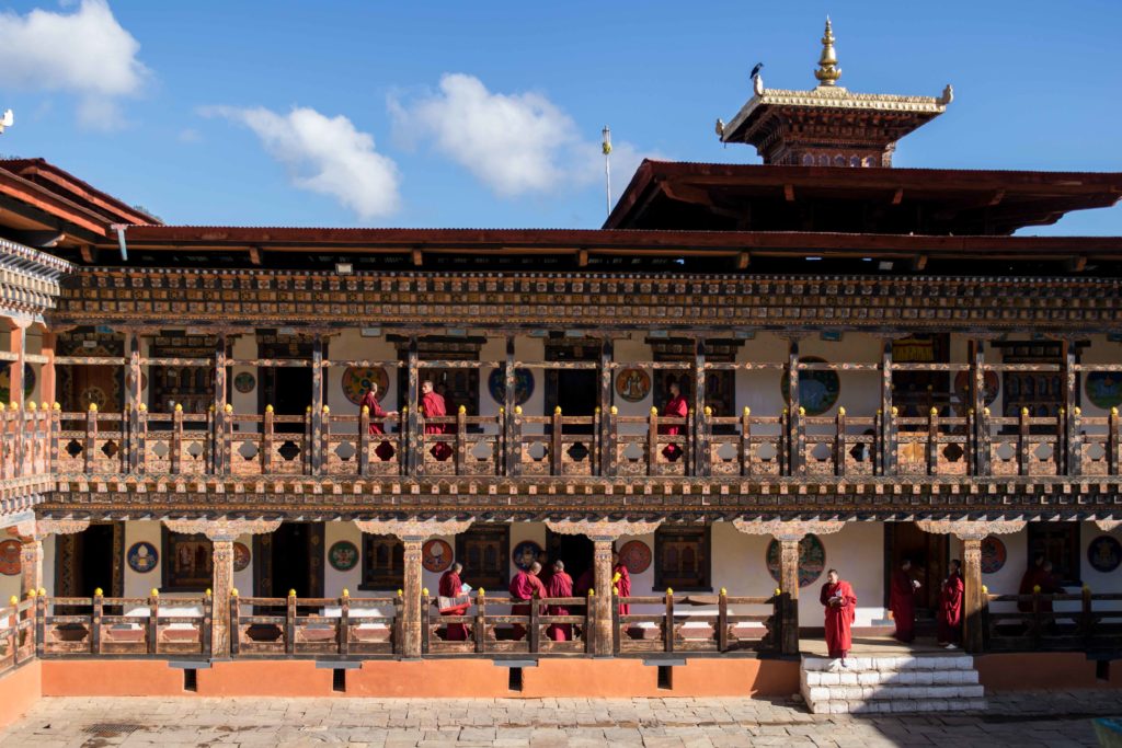 Vida fluindo no Rincheling Monastery, no Butão, o país da felicidade.