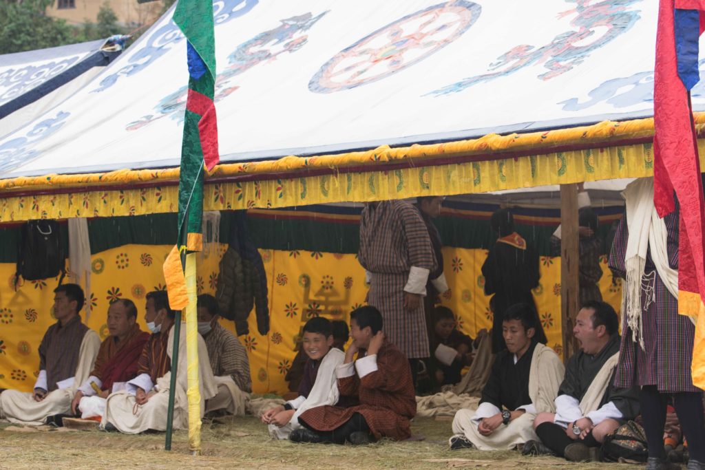 Festival em Gasa, uma experiência incrível na nossa viagem para o Butão.