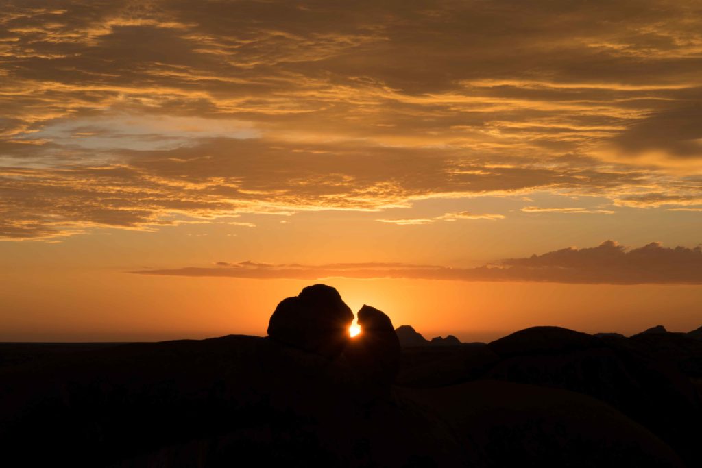 Dicas da Namíbia: Pôr-do-sol em Spitzkoppe.
