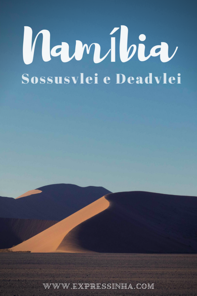 Roteiro de viagem pelo deserto da Namíbia passando pelas dunas, Sossusvlei, Deadvlei, Sesriem, Swakopmund e Spitzkoppe.