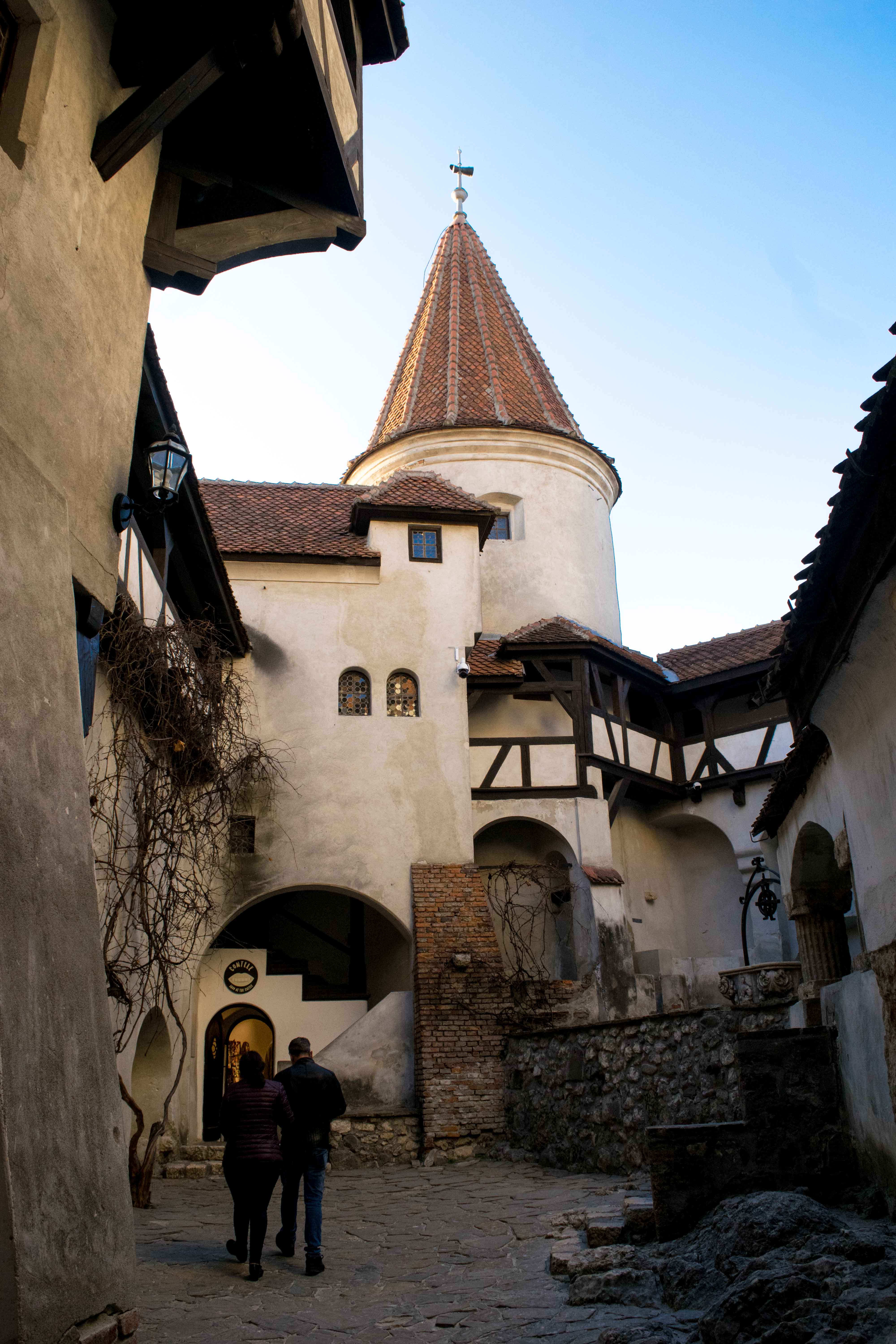 Castelo da Lenda do Drácula na Transilvânia.