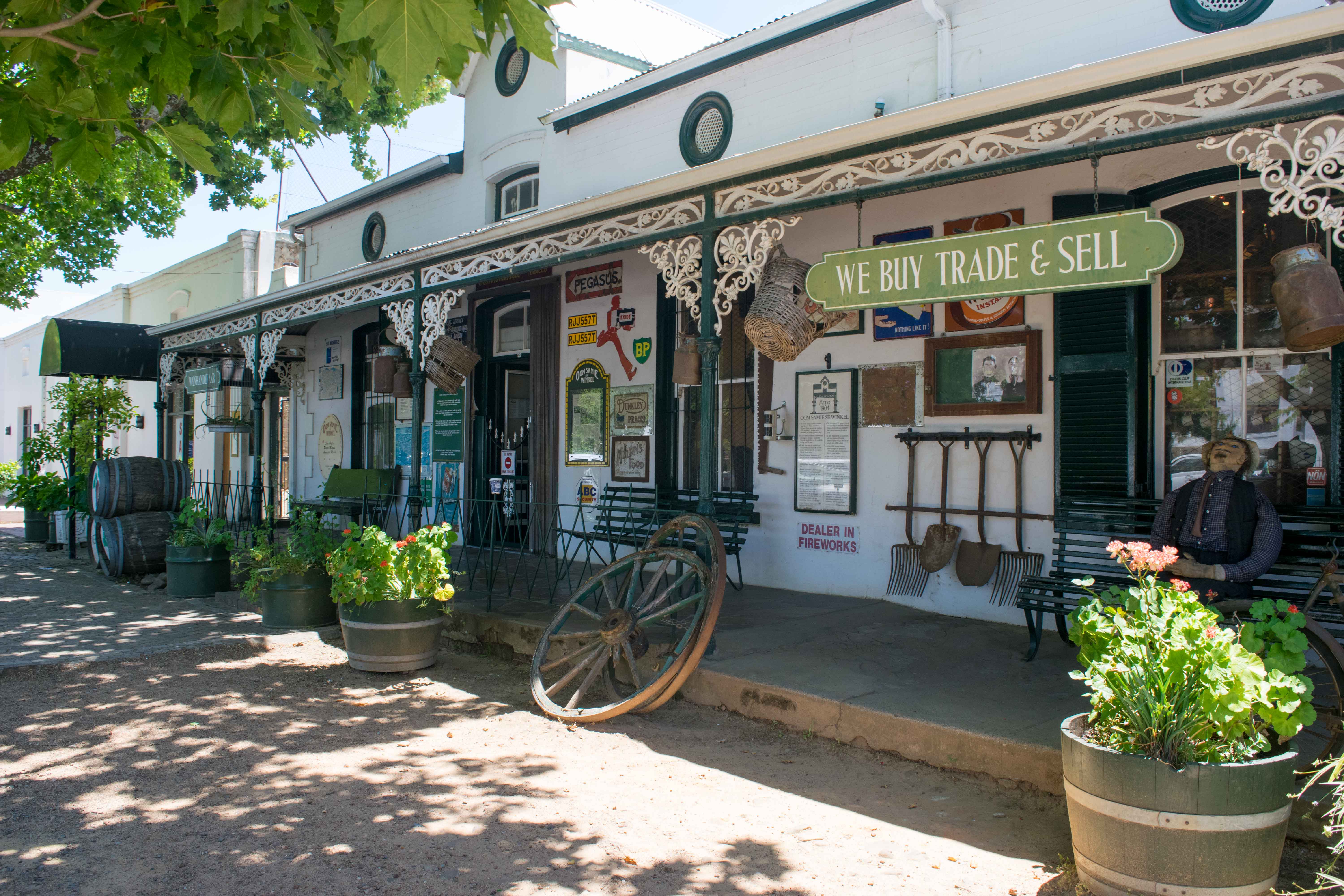 Visitar Stellenbosch: a loja mais famosa da cidade.