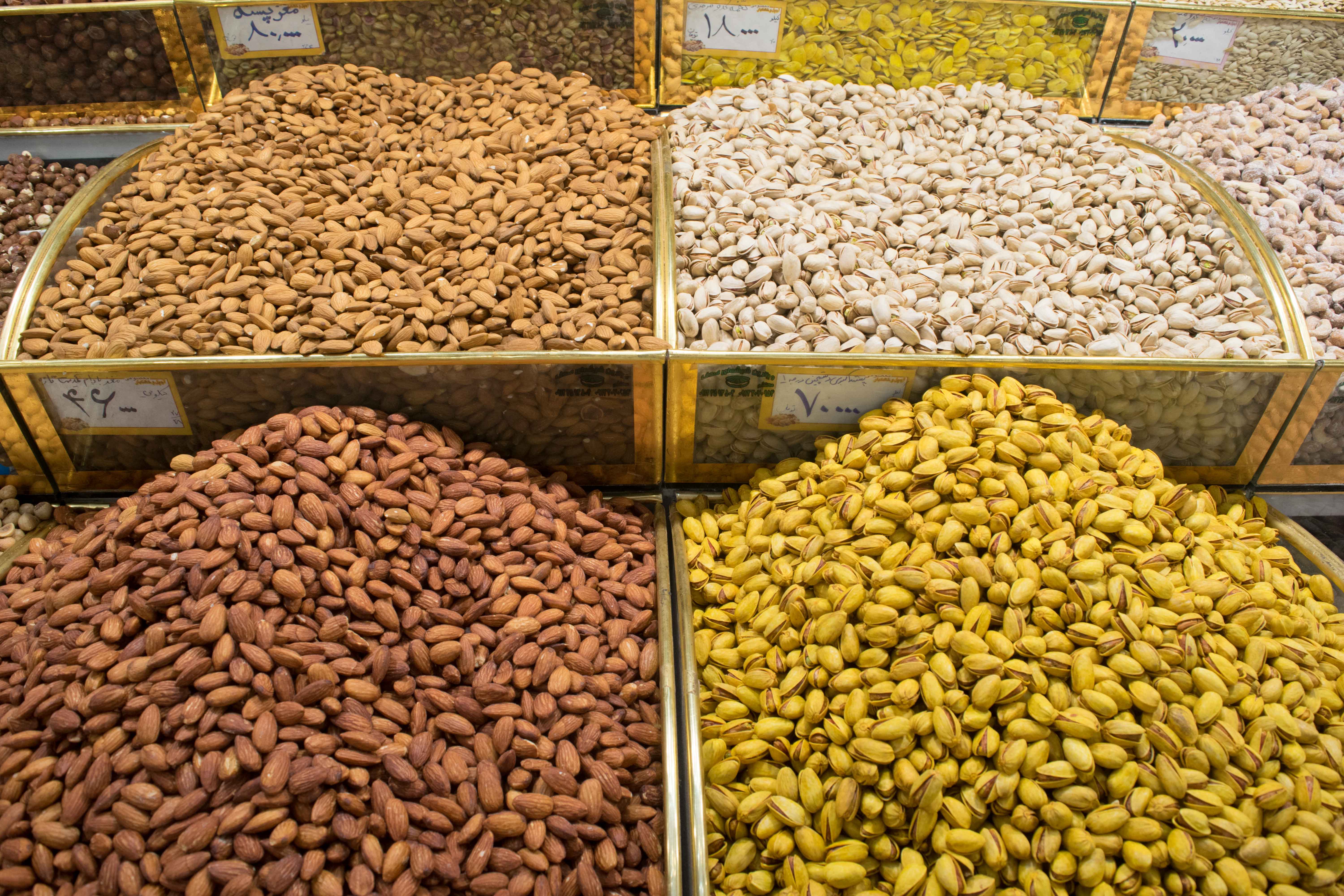 O que comprar no Irã: pistaches, pistaches e mais pitsaches!