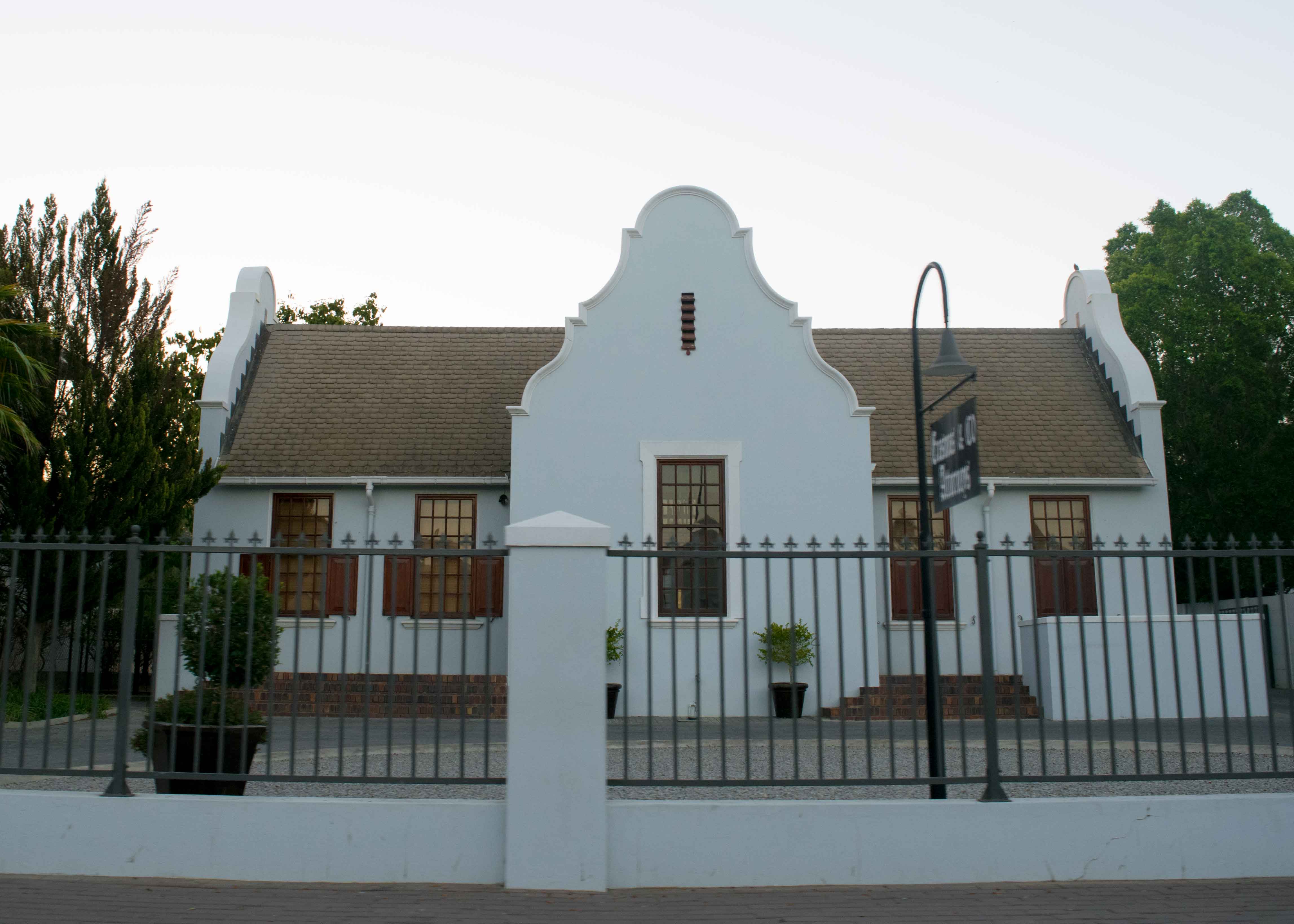 Arquitetura colonial de Clanwilliam. Turismo na África do Sul.