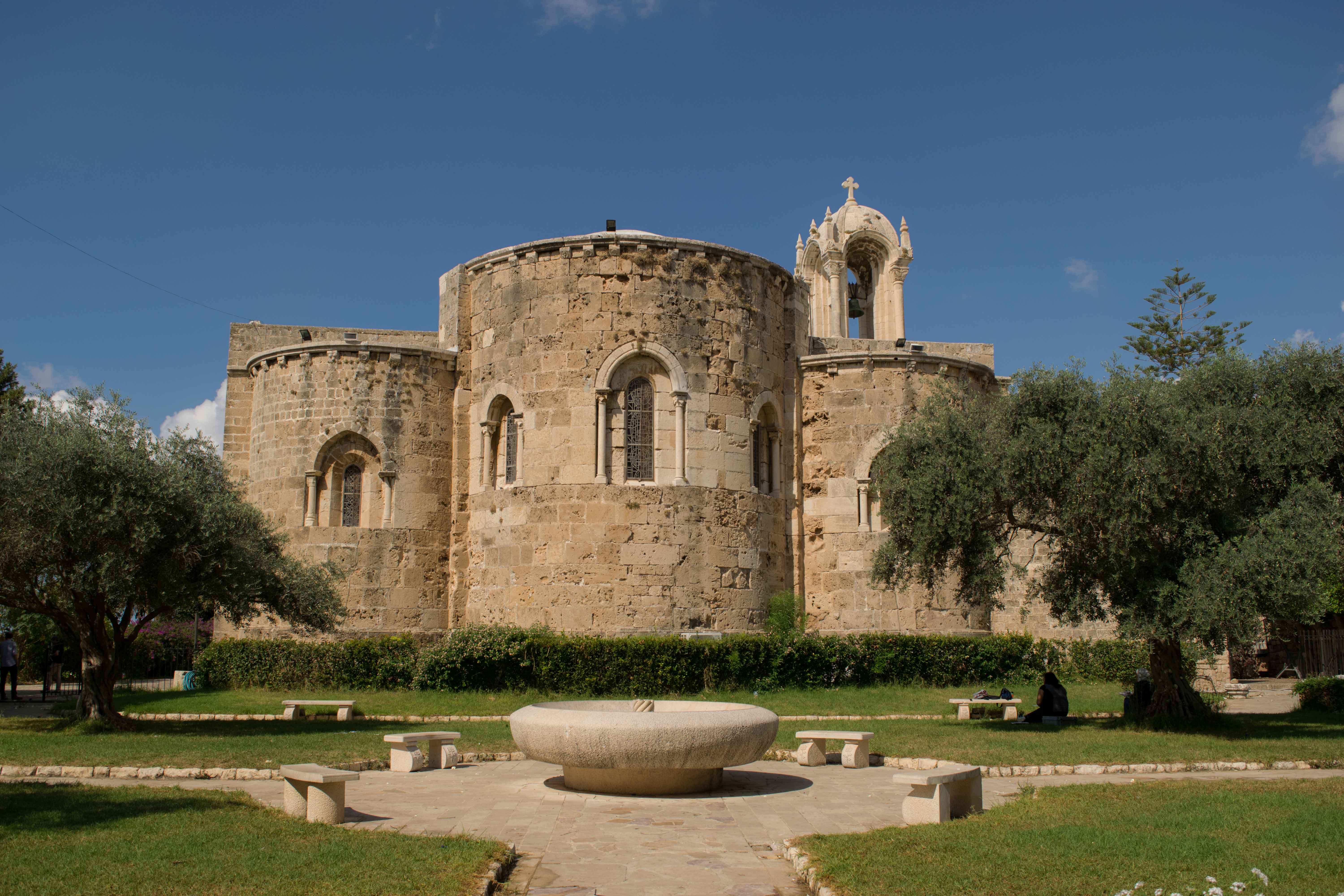 Igreja de São João Batista em Byblos Líbano.