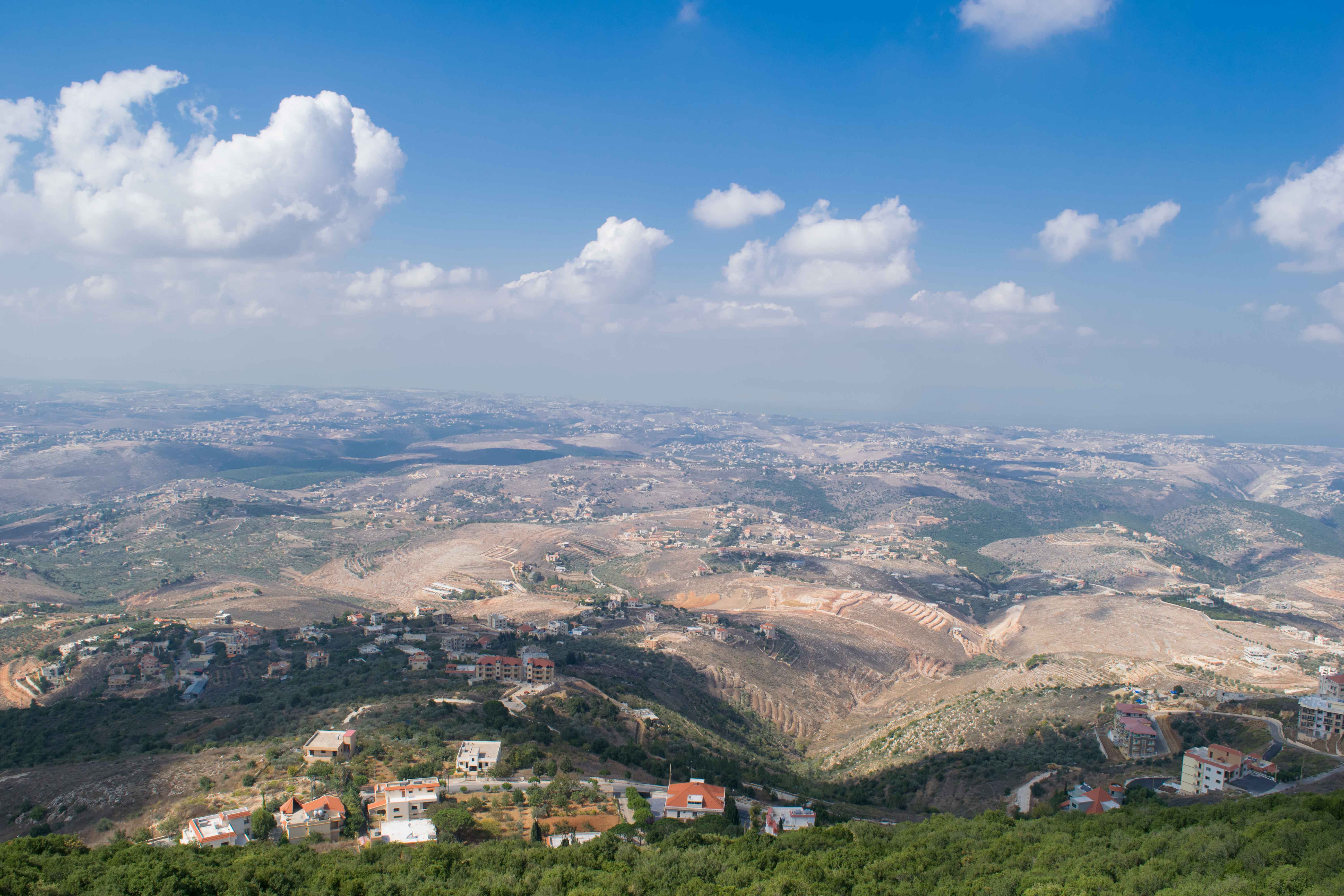 Vista do Mleeta Landmark. Viagem para o Líbano.