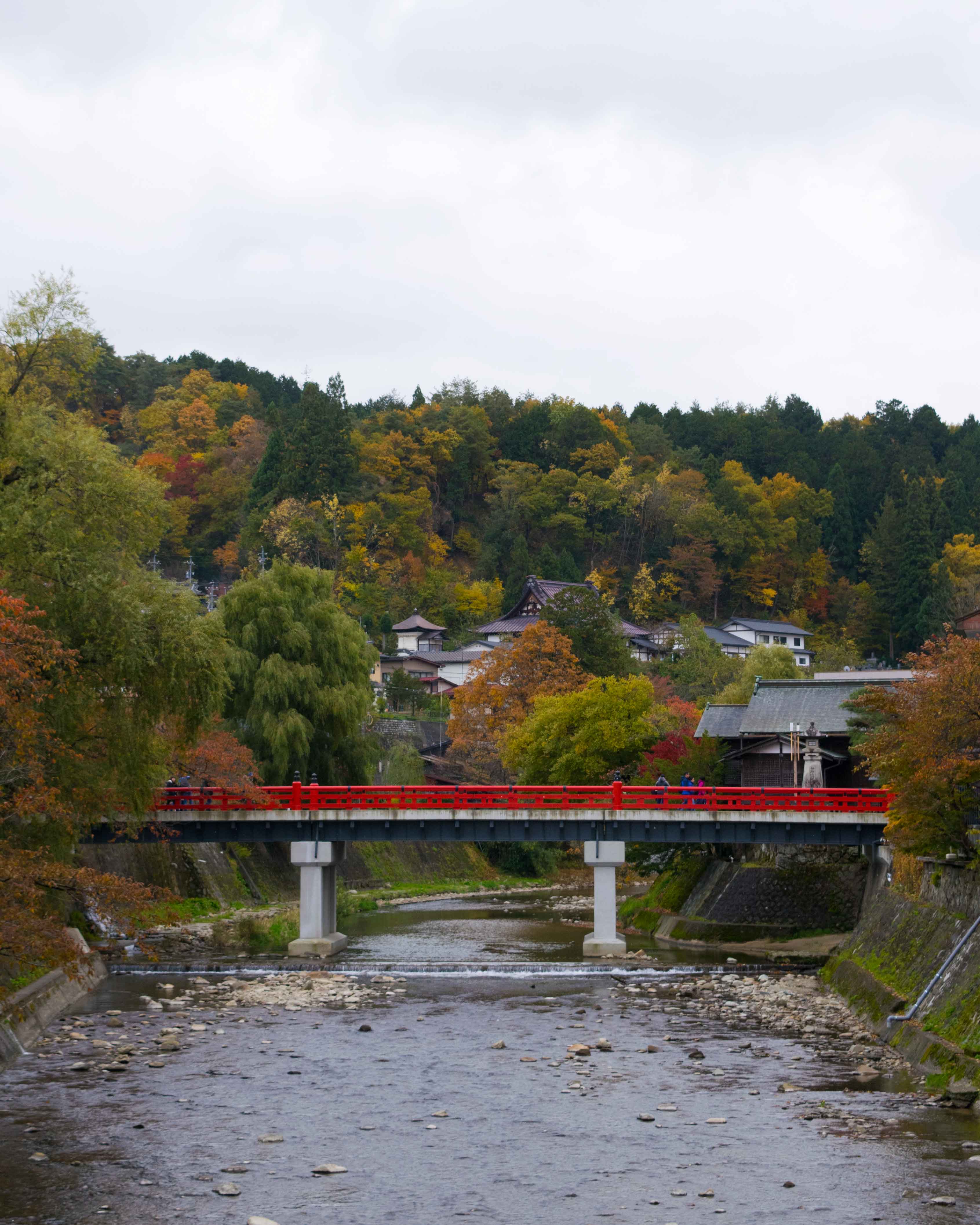 Ponte Nakahashi por onde passa o Festival de Takayama.