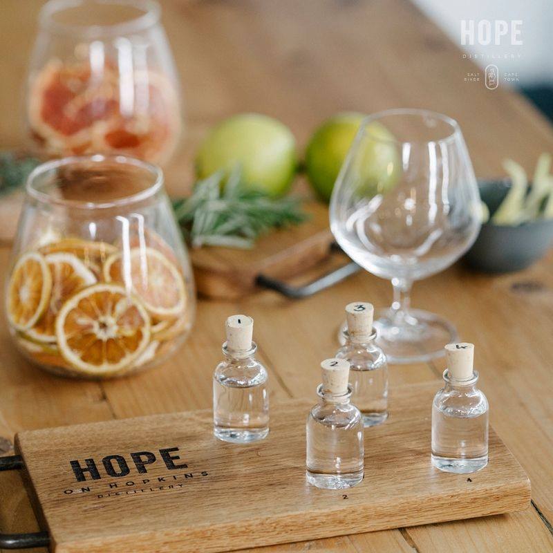 África do Sul sem safári: gin tasting da Hope and Hopkins. Foto: divulgação.