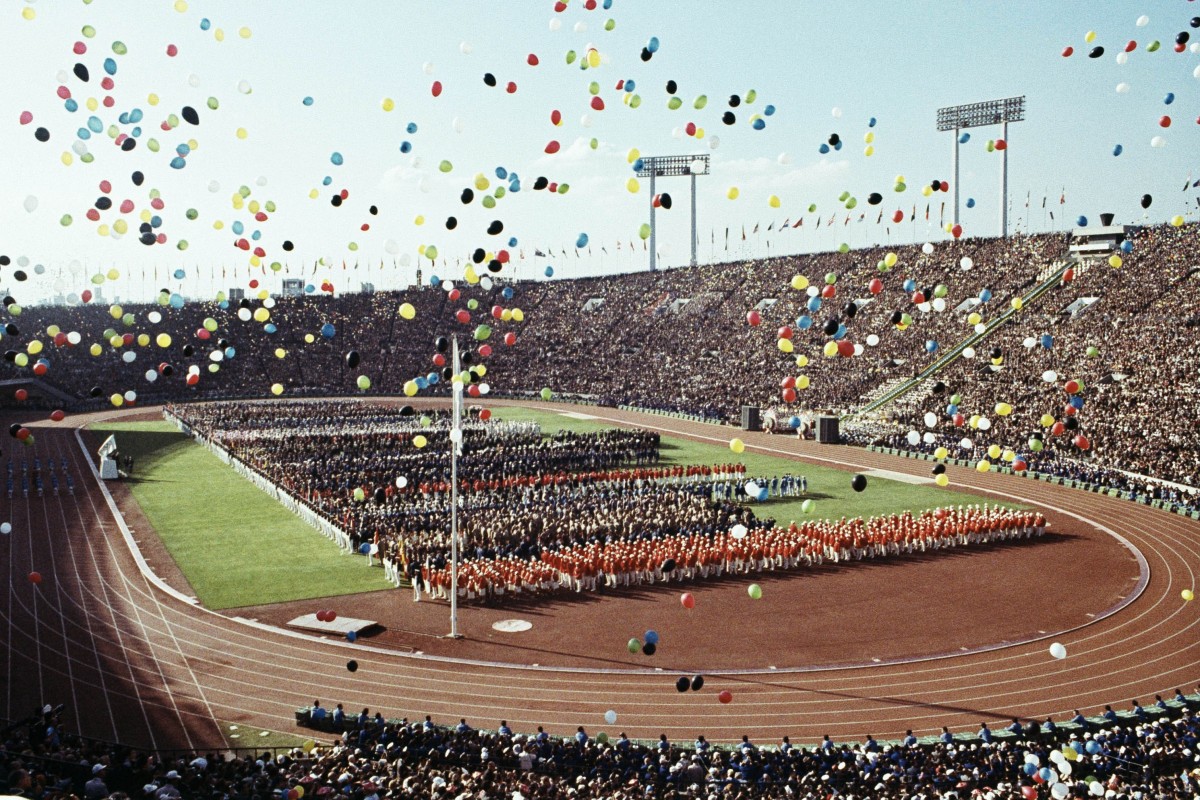 Olímpiada de Tokyo em 1964.