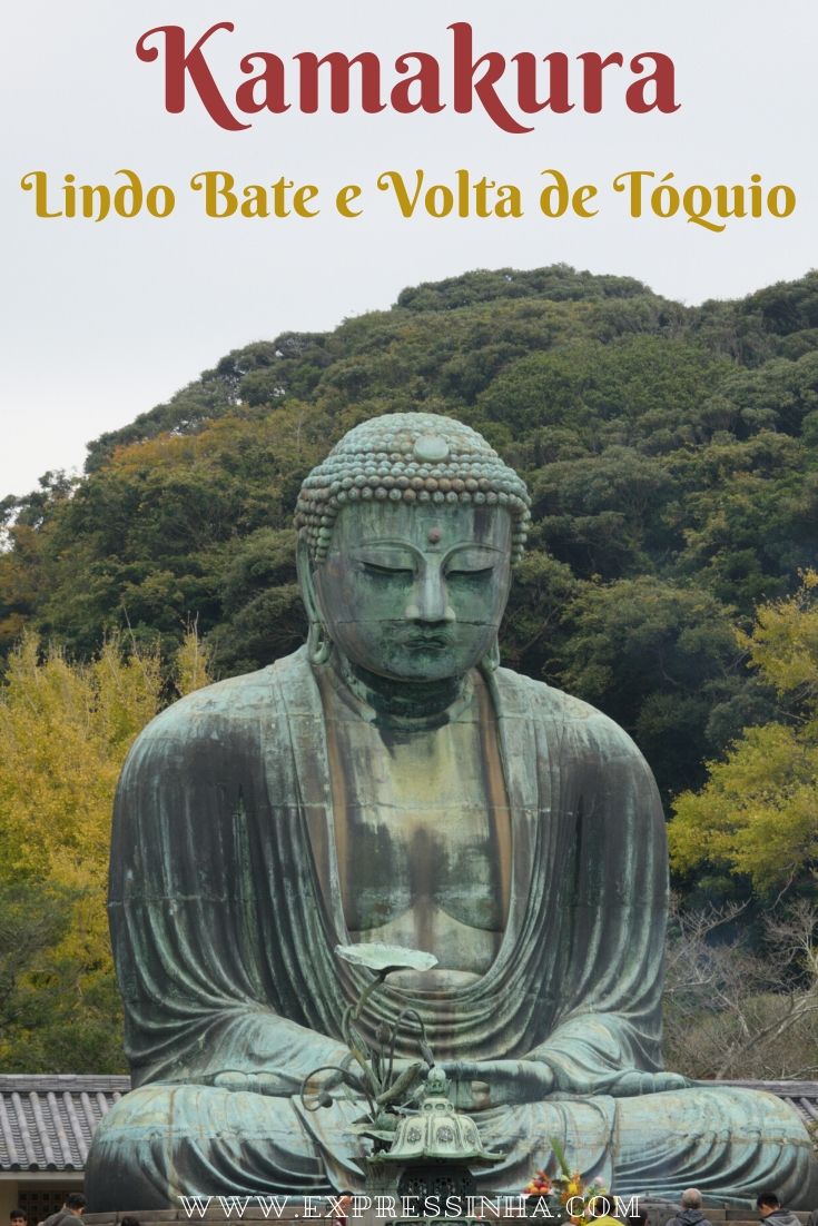 Veja o que fazer em Kamakura, ótimo bate e volta de Tóquio! Deixo um roteiro para um dia em Kamakura completo, com o Buda de Kamakura e mais!